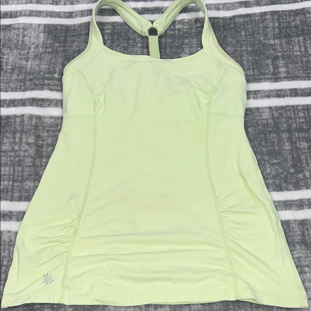 Athleta Light Green Racerback Tank Top